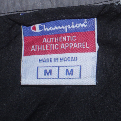 Champion Mens Black M Polyester Windbreaker Sports Jacket