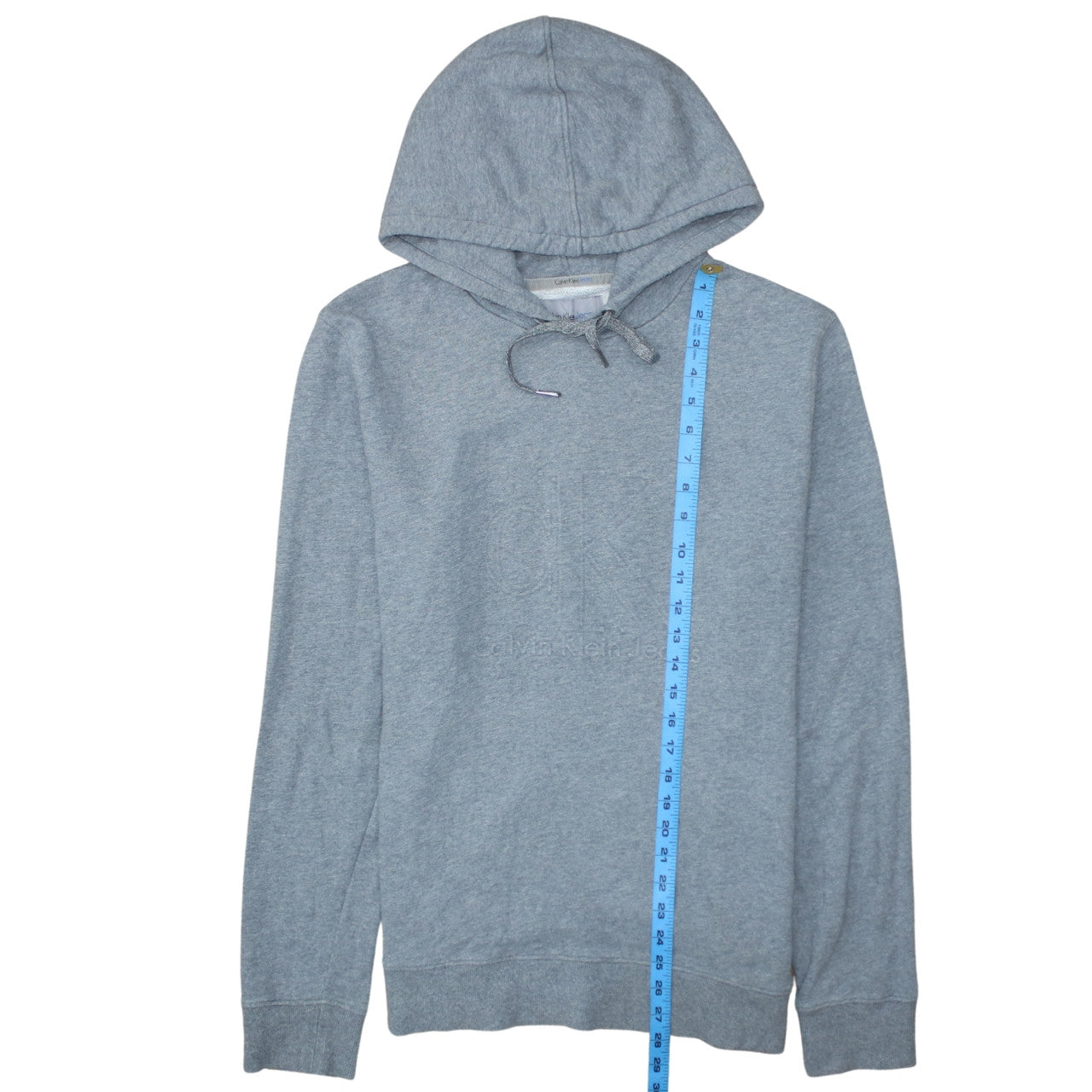 Calvin Klein Jeans Men's Grey XL Pullover Hoodie