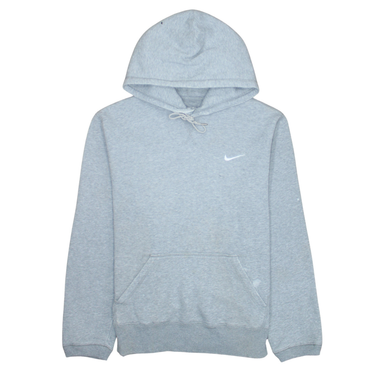 Nike Men's Grey Pullover Hoodie Size L Athletic Fleece Sweatshirt