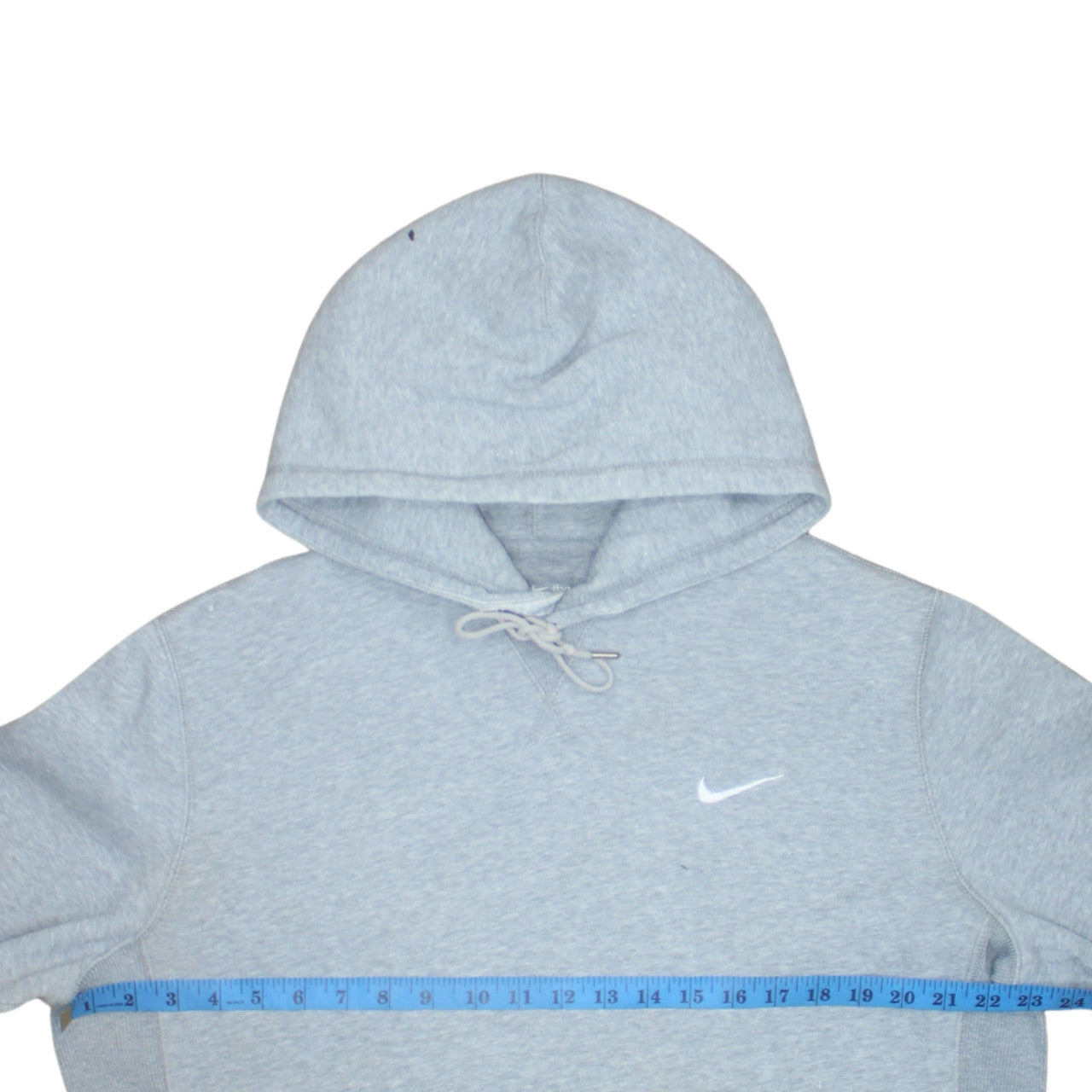 Nike Men's Grey Pullover Hoodie Size L Athletic Fleece Sweatshirt