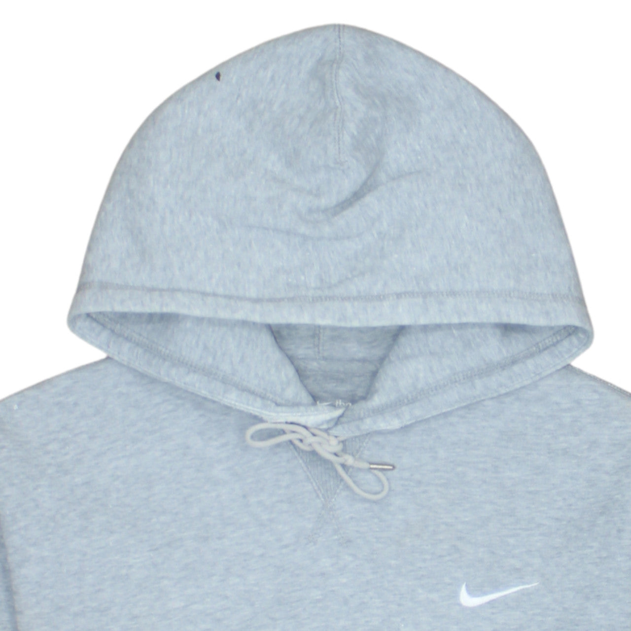 Nike Men's Grey Pullover Hoodie Size L Athletic Fleece Sweatshirt