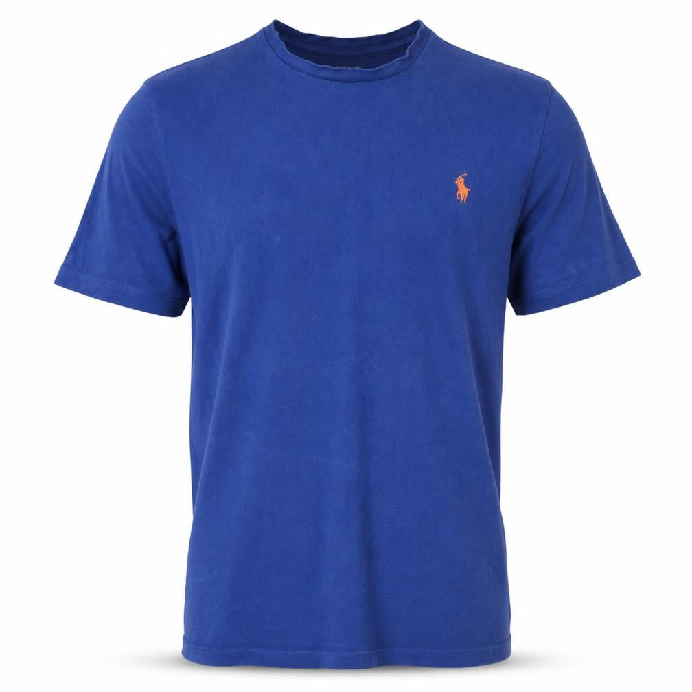 Ralph Lauren Men's Blue Custom Slim Fit Cotton T-Shirt Size S