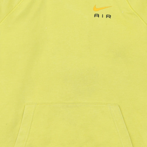Nike Boys Yellow Pullover Hoodie XL Fleece Logo Air Sportswear