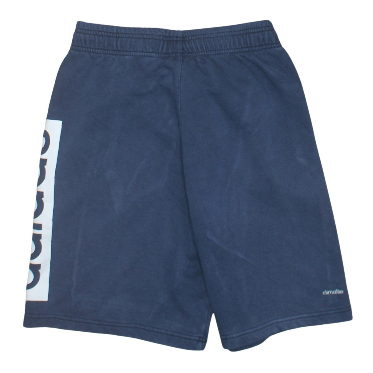 Adidas Men's Blue Medium Athletic Jersey Shorts with Pockets