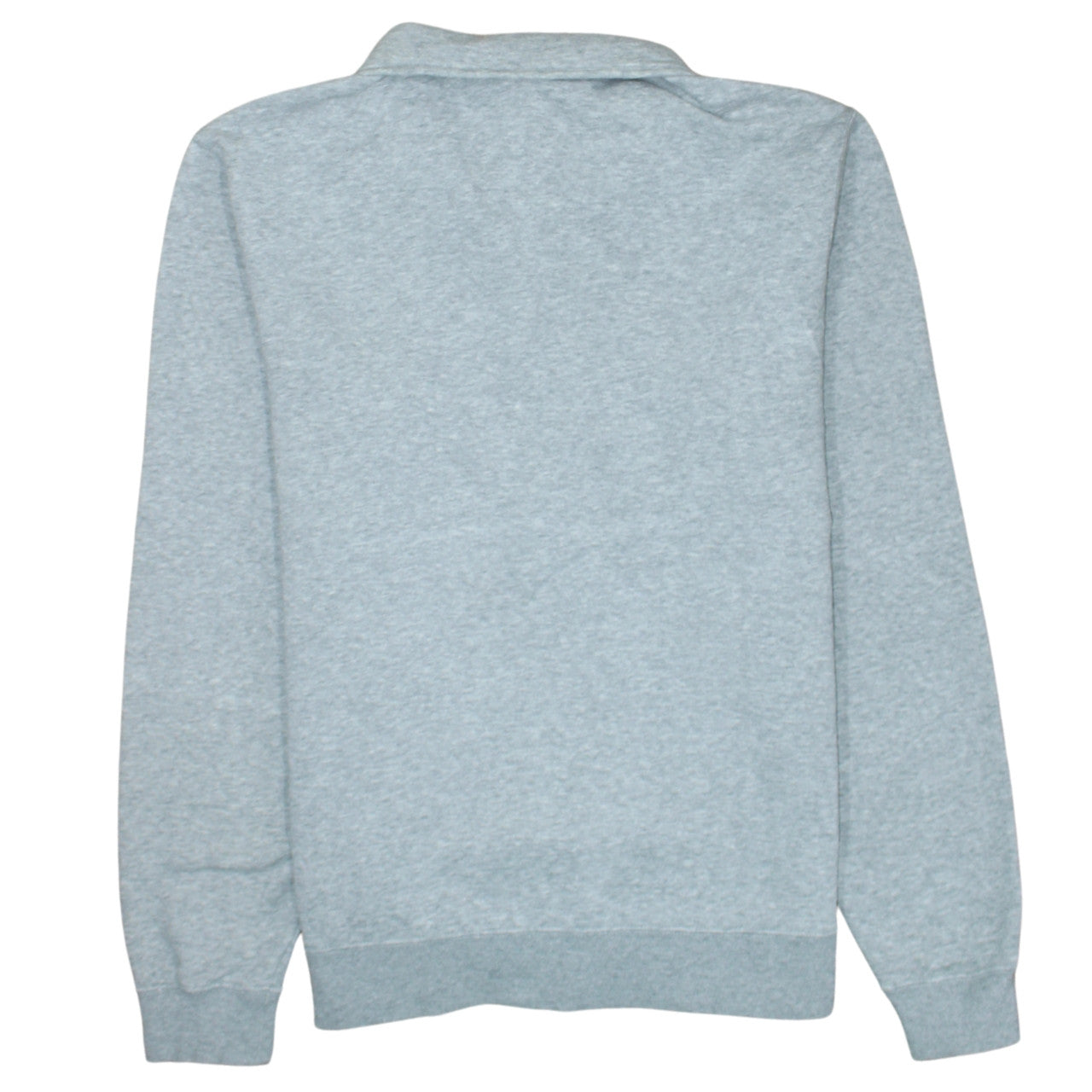 Nike Men's Grey 1/4 Zip Pullover Sweatshirt M Fleece Cotton Blend