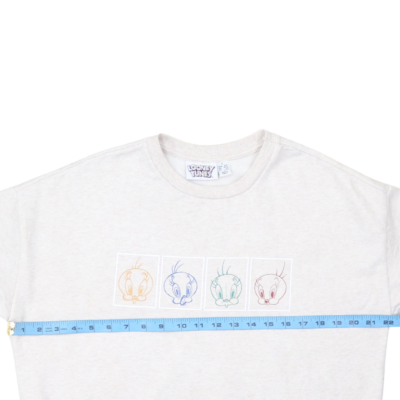 Primark Looney Tunes Tweety Beige Women's Small Pullover Sweatshirt
