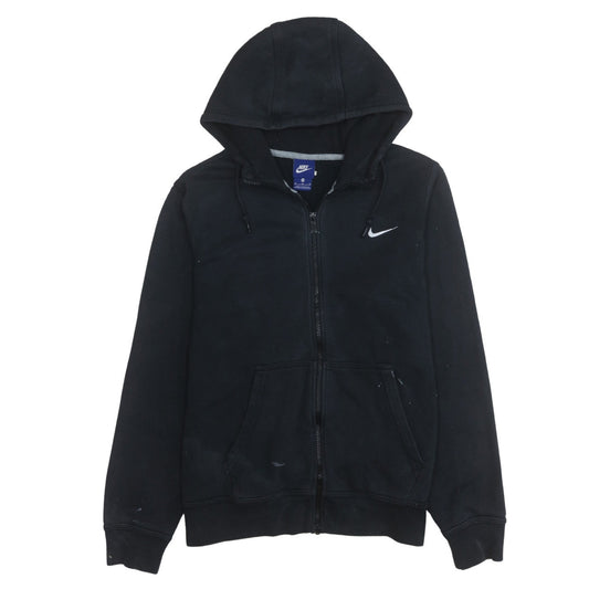 Nike Men's Black Full Zip Hoodie Size M Fleece Sweatshirt