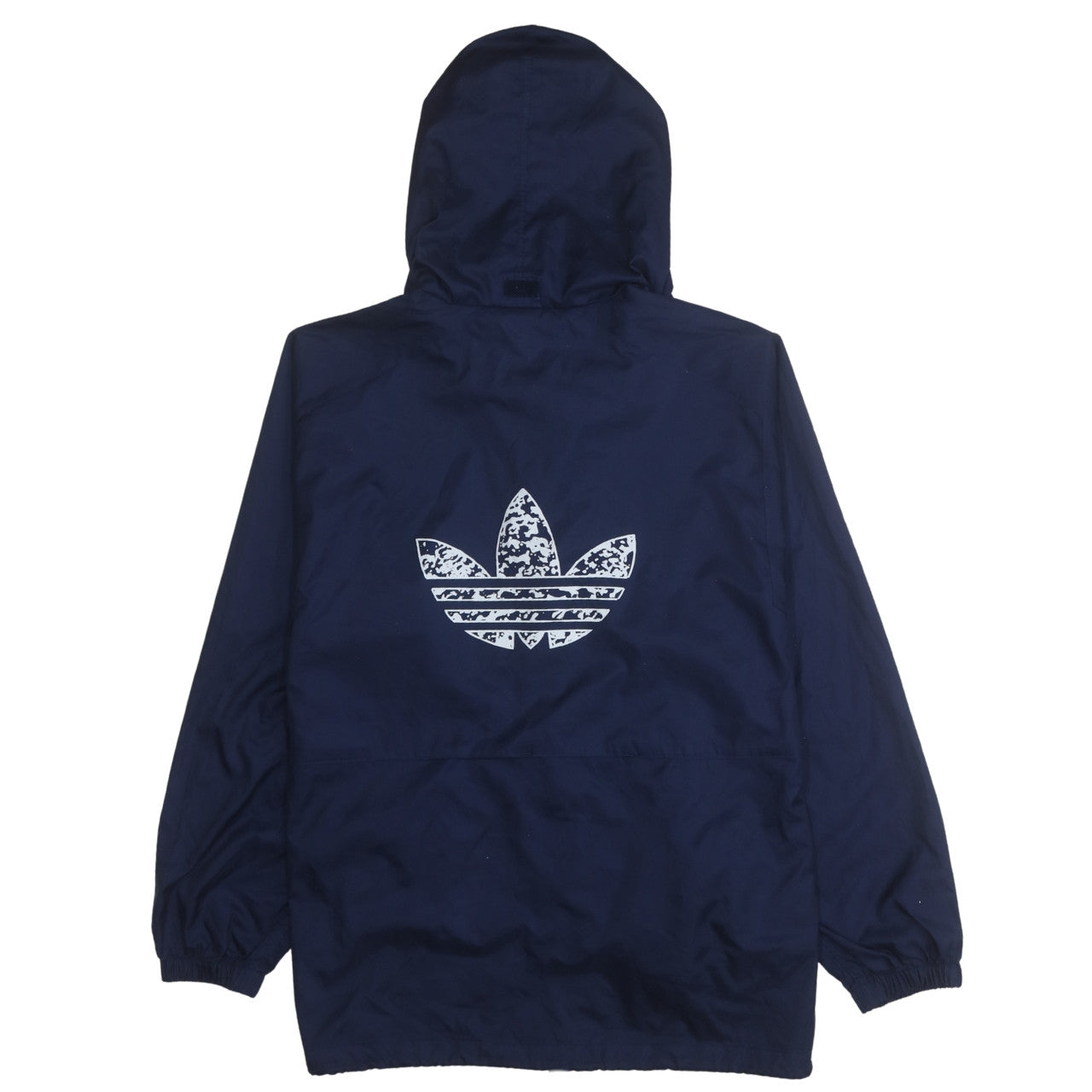 adidas Men's Blue Hooded Windbreaker Jacket Size S