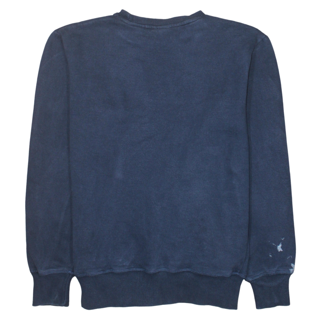 Ellesse Men's Blue Small Pullover Crew Neck Logo Sweatshirt