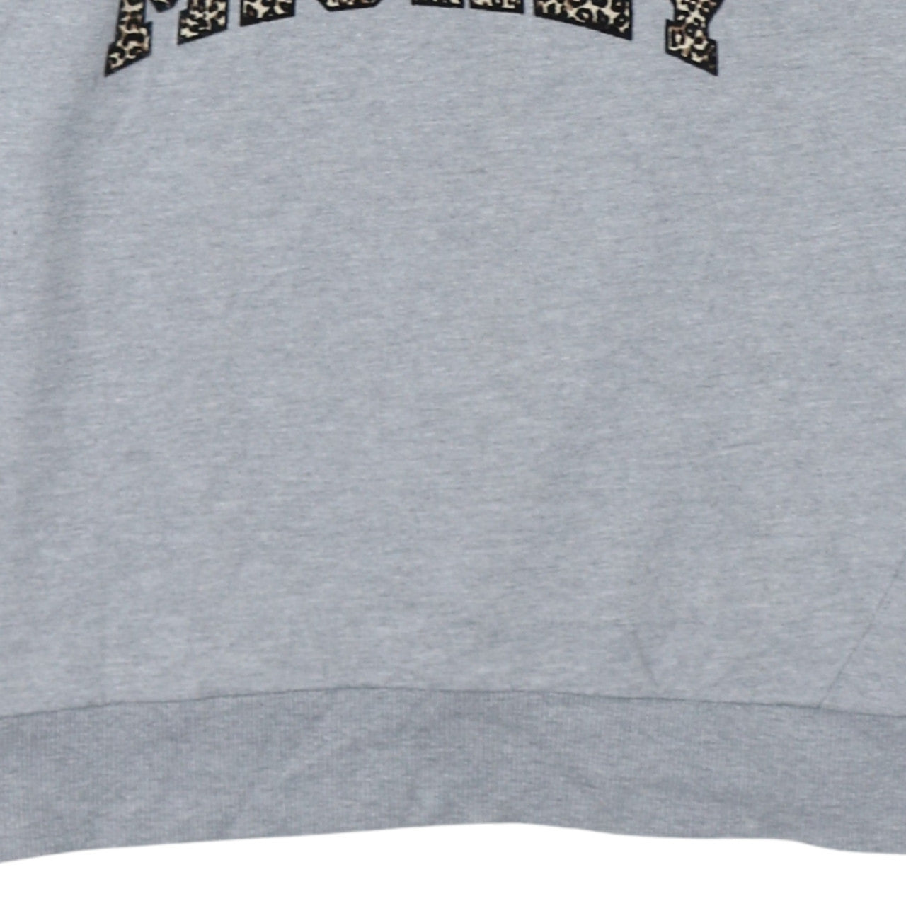 TU Woman Grey Disney Mickey Sweatshirt Size 16 Leopard Print