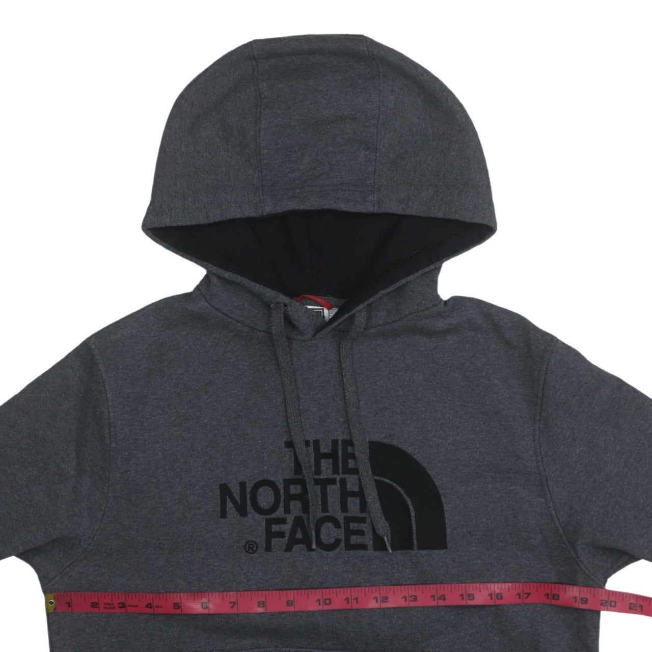 The North Face Mens Grey Pullover Hoodie S Regular Fit Outdoor Fleece