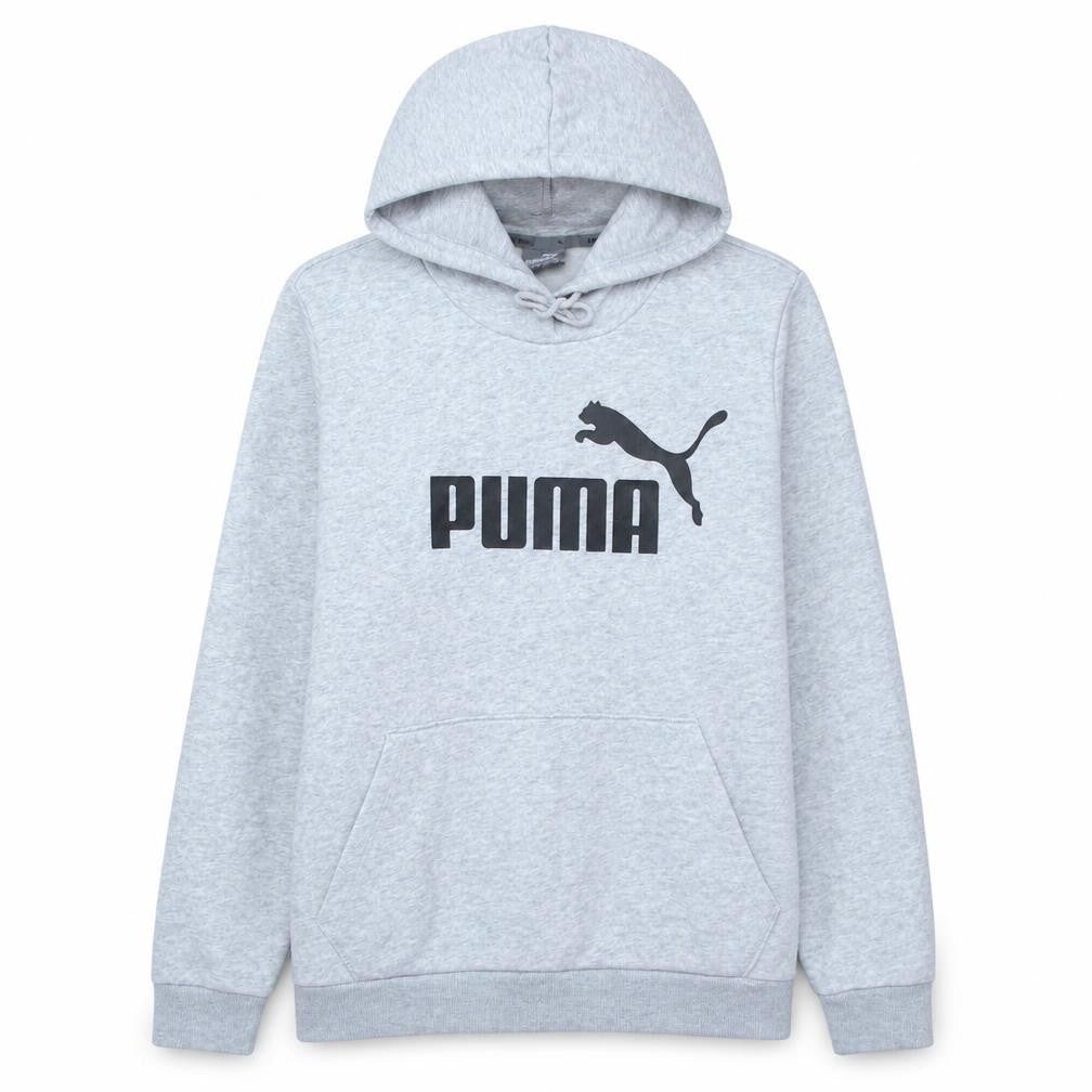 Puma Women’s Grey Hoodie UK 18 Pullover Logo Hooded Sweatshirt