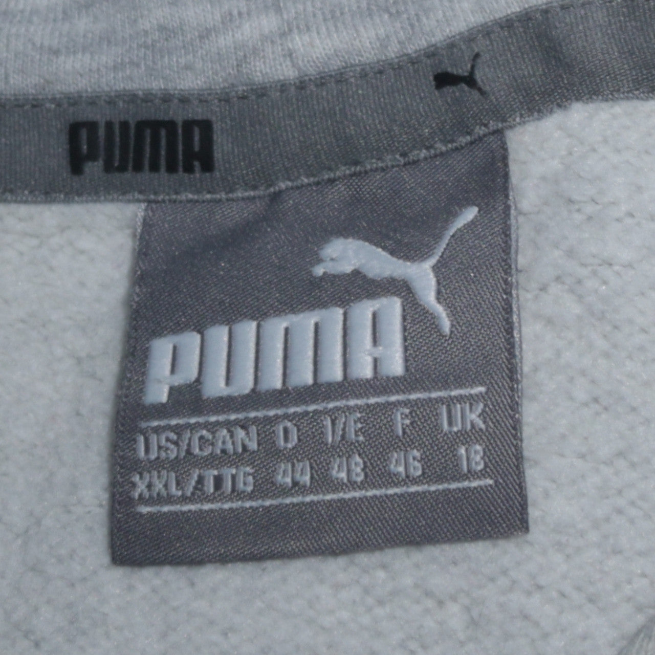 Puma Women’s Grey Hoodie UK 18 Pullover Logo Hooded Sweatshirt