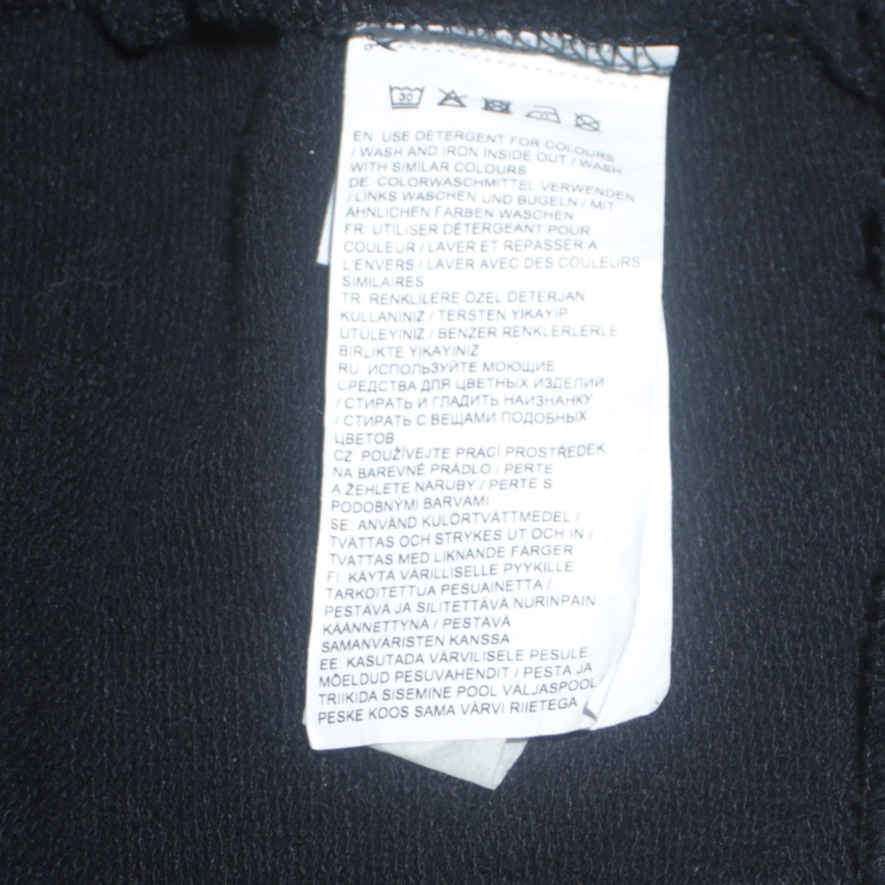 Puma Womens Black Lace Logo Sweatshirt Size L Crew Neck