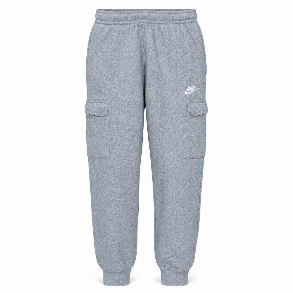 Nike Men's Grey Jogger Fleece Cargo Sweatpants Size S