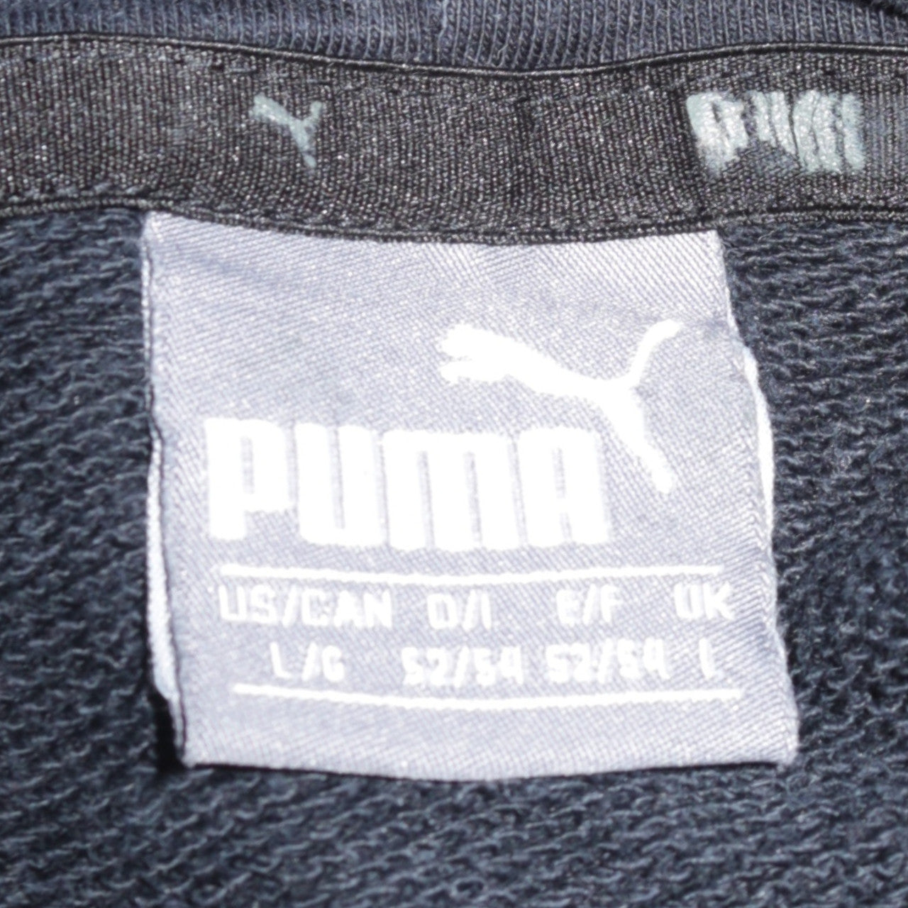 Puma Men's Black Pullover Hoodie Size L Graphic Sportswear