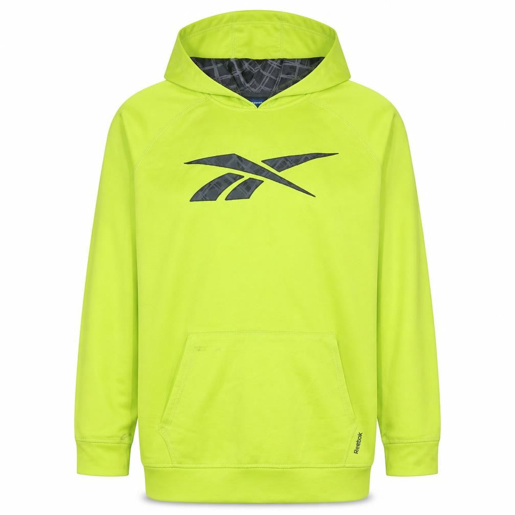 Reebok Men's Yellow Pullover Hoodie L Lightweight Sportswear