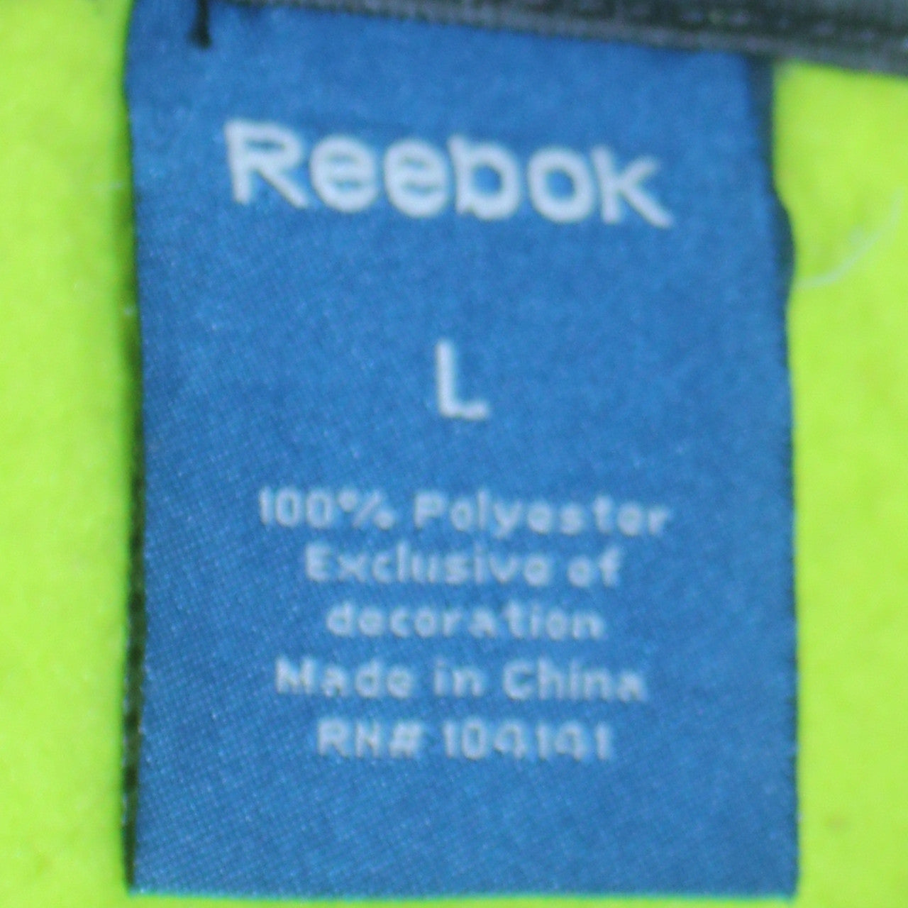 Reebok Men's Yellow Pullover Hoodie L Lightweight Sportswear