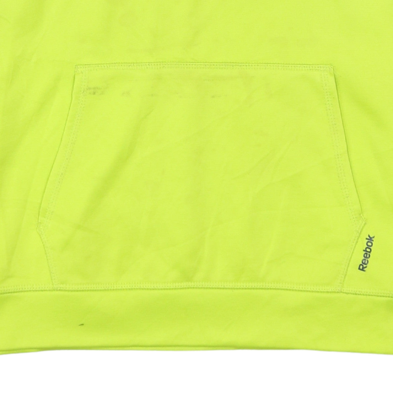 Reebok Men's Yellow Pullover Hoodie L Lightweight Sportswear