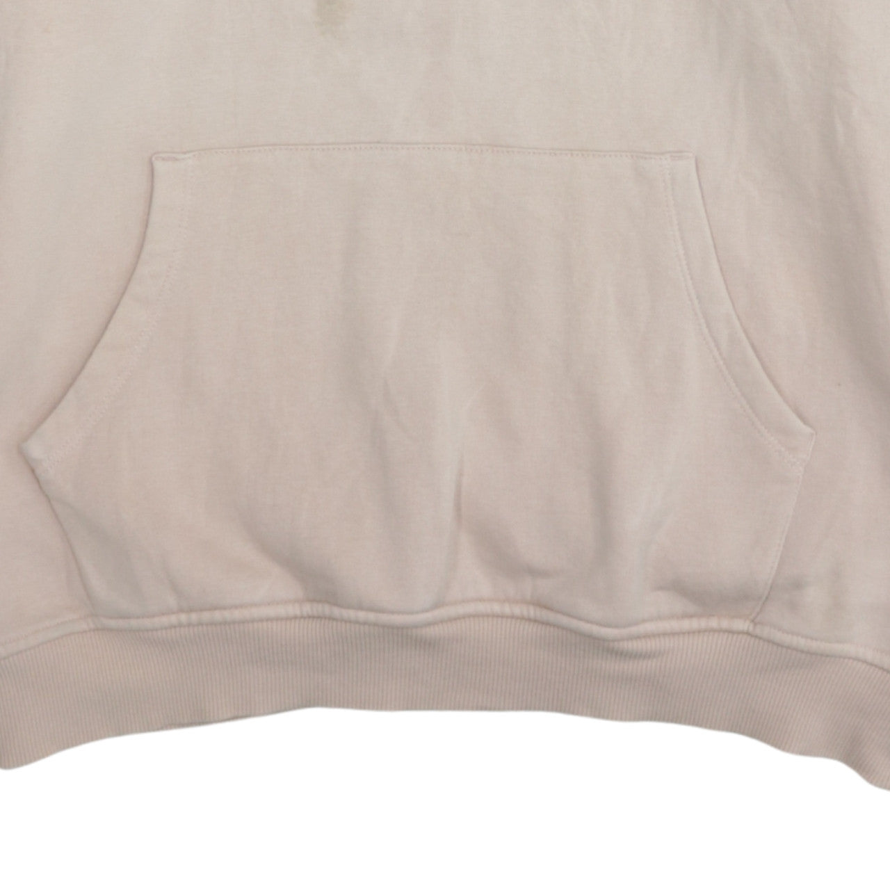 Disney Women Beige Organic Cotton Pullover Hoodie Size 10