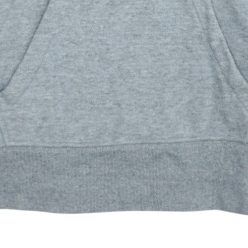 Levi's Womens Grey 2XS Pullover Hoodie Logo Print Cotton Blend