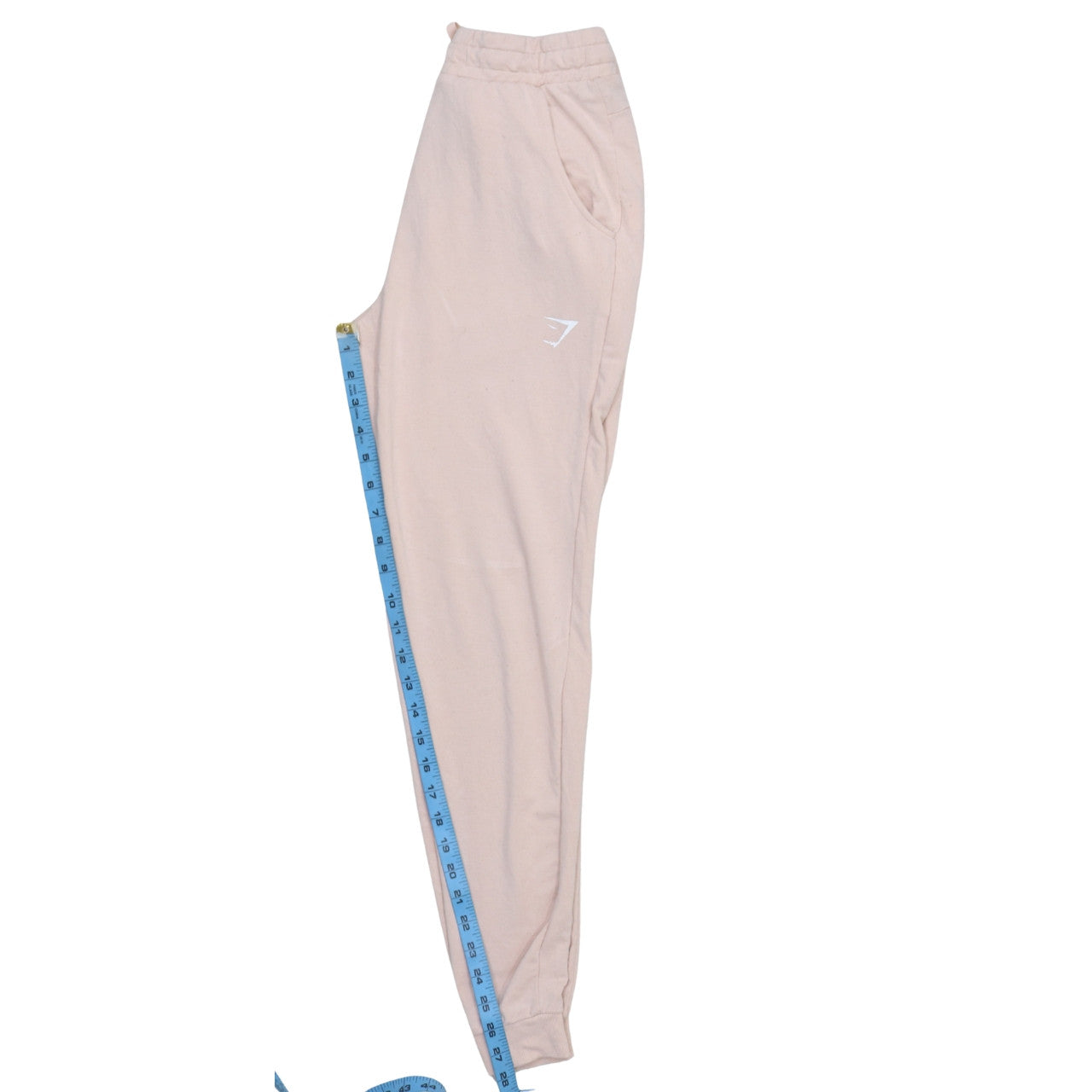 Gymshark Womens Beige Jogger Sweatpants Small Cotton Blend