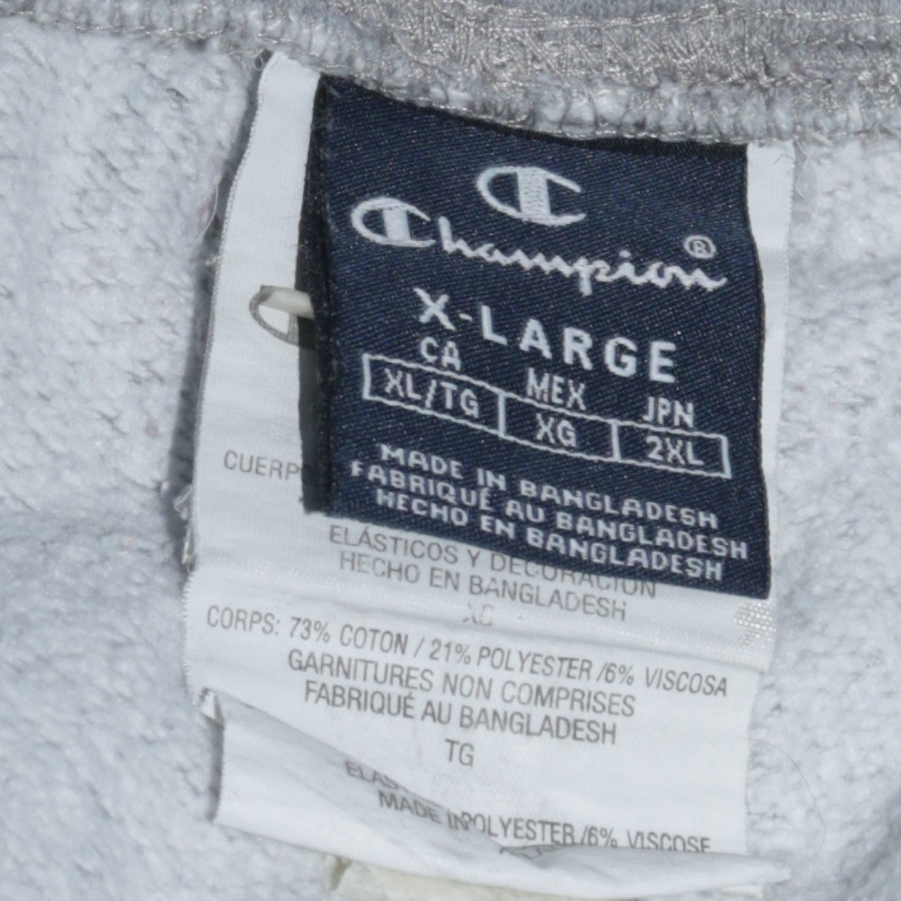 Champion Mens Grey XL Jogger Sweatpants Fleece Tapered Activewear