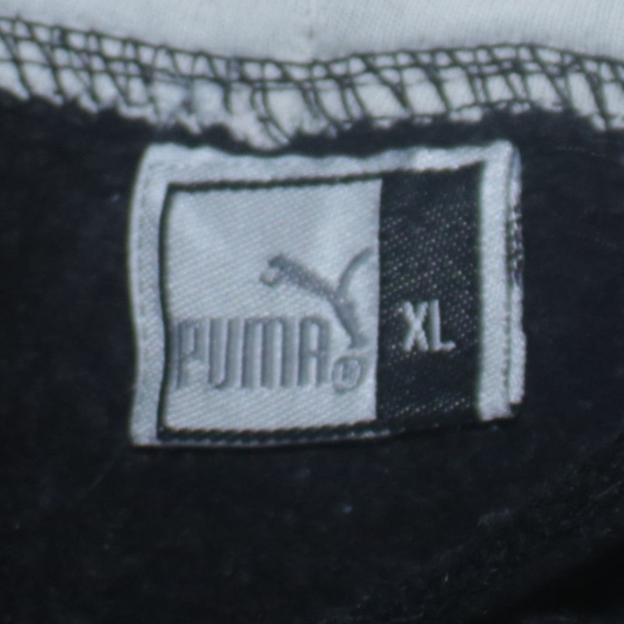 Puma Men’s Black XL Full Zip Hoodie with Logo Sportswear