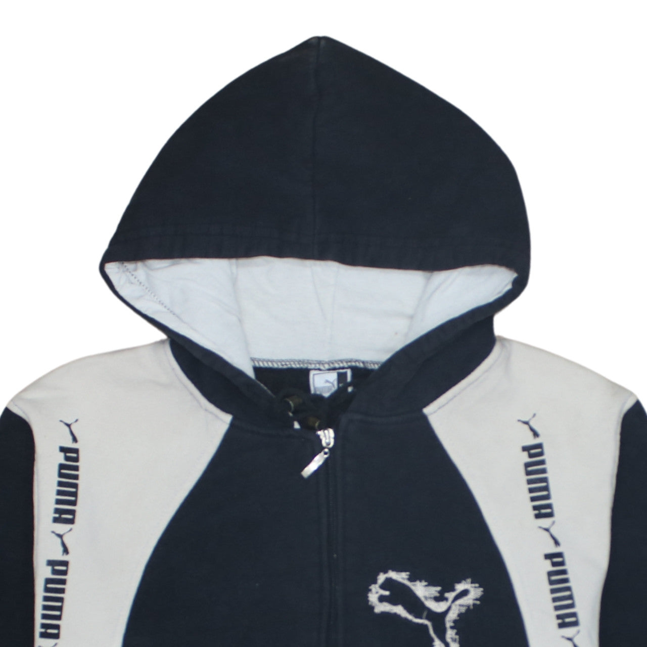 Puma Men’s Black XL Full Zip Hoodie with Logo Sportswear