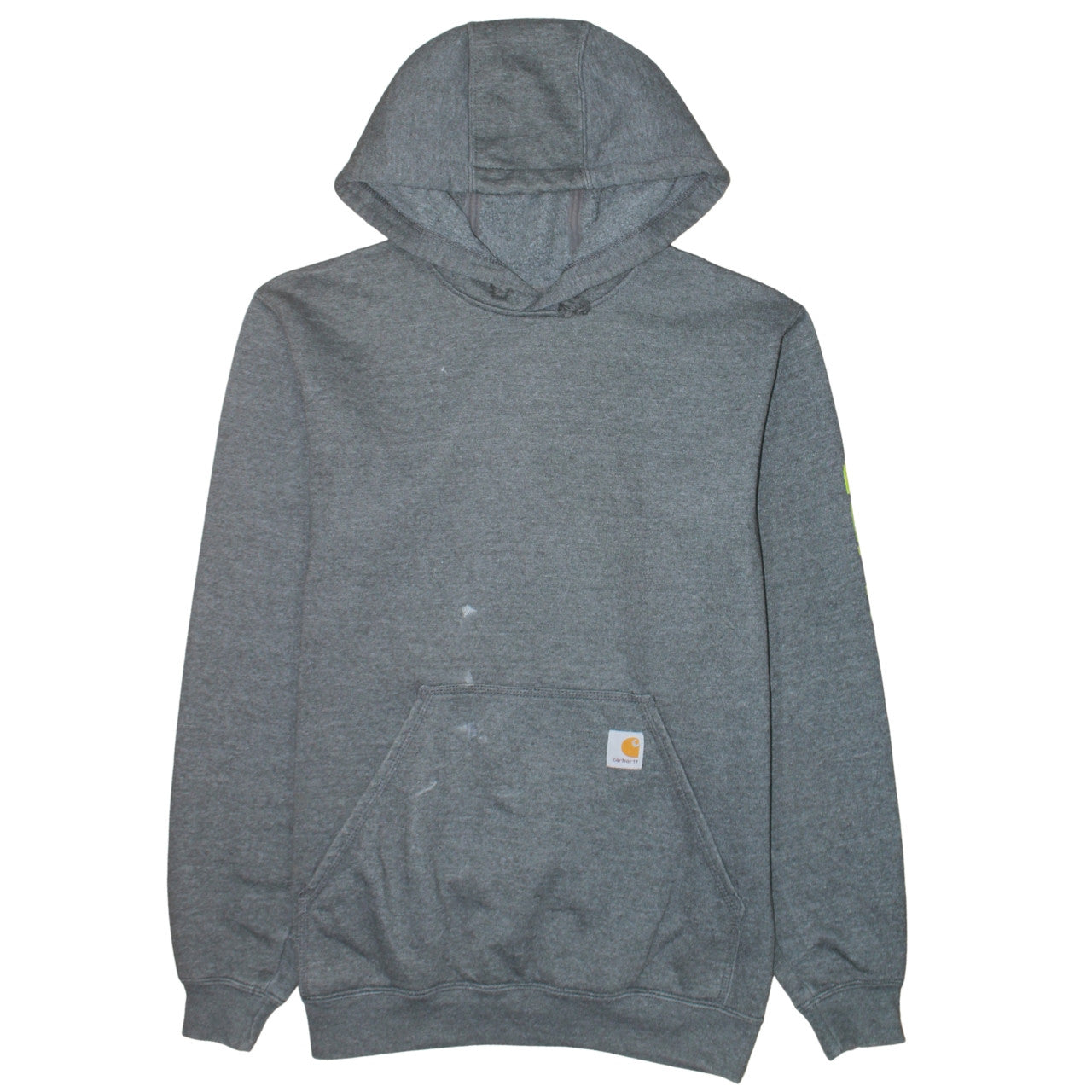 Carhartt Men's Grey Pullover Hoodie Small Loose Fit Workwear