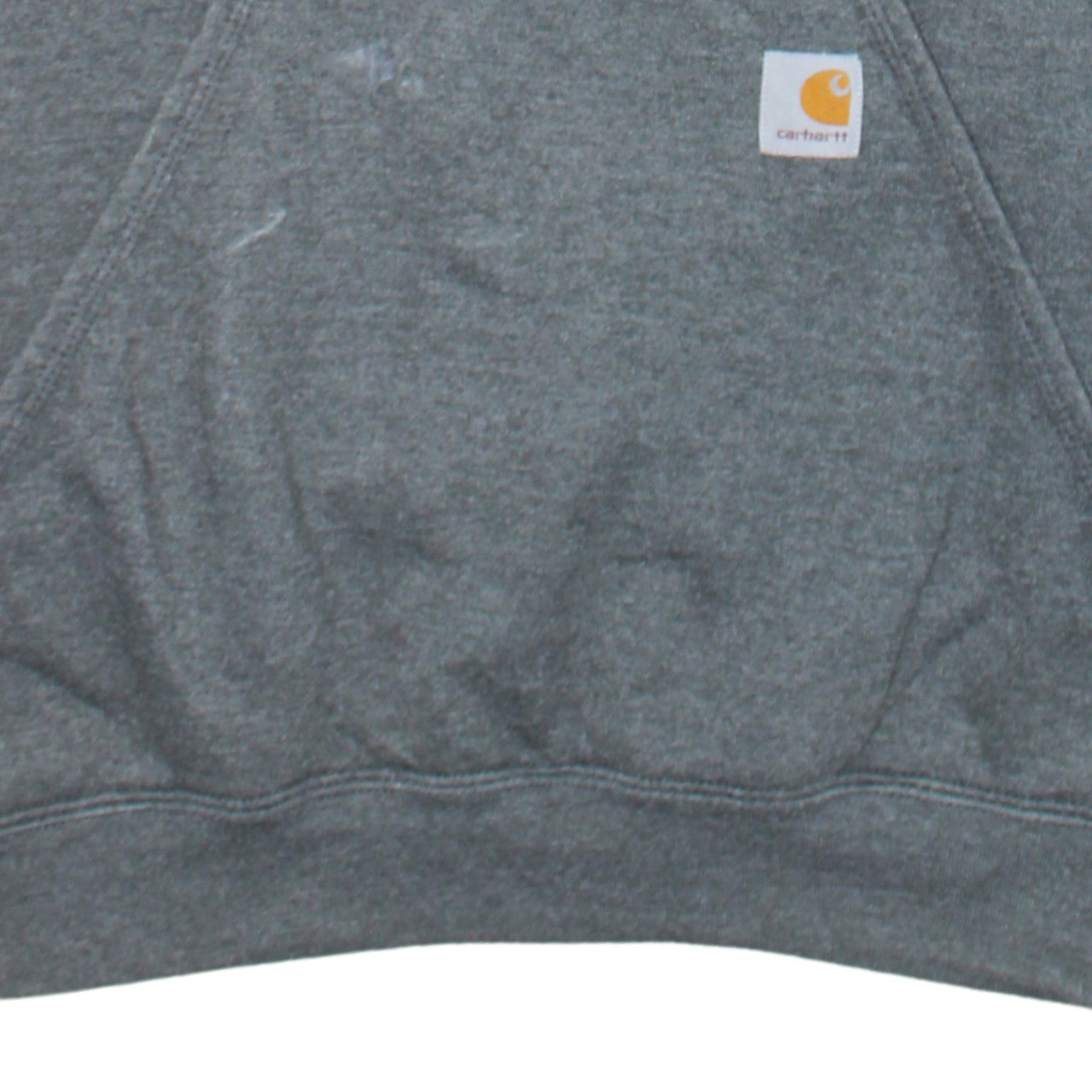 Carhartt Men's Grey Pullover Hoodie Small Loose Fit Workwear