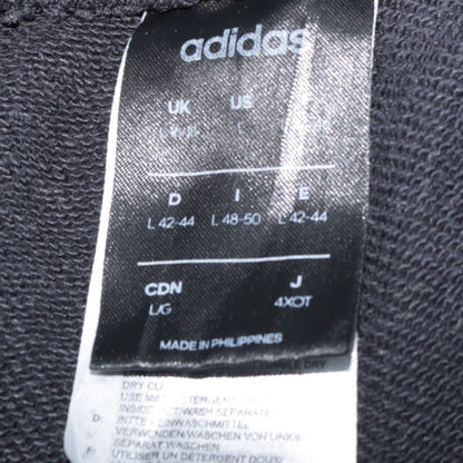 Additional view of Adidas women’s black jogger sweatpants l elastic waist drawstring pockets