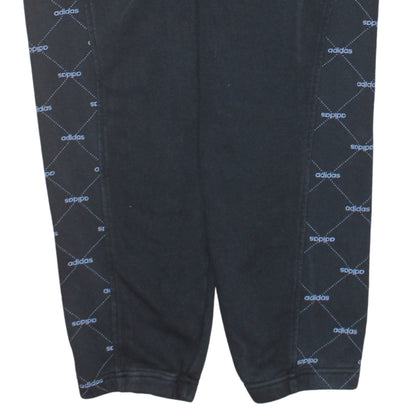 Additional view of Adidas women’s black jogger sweatpants l elastic waist drawstring pockets