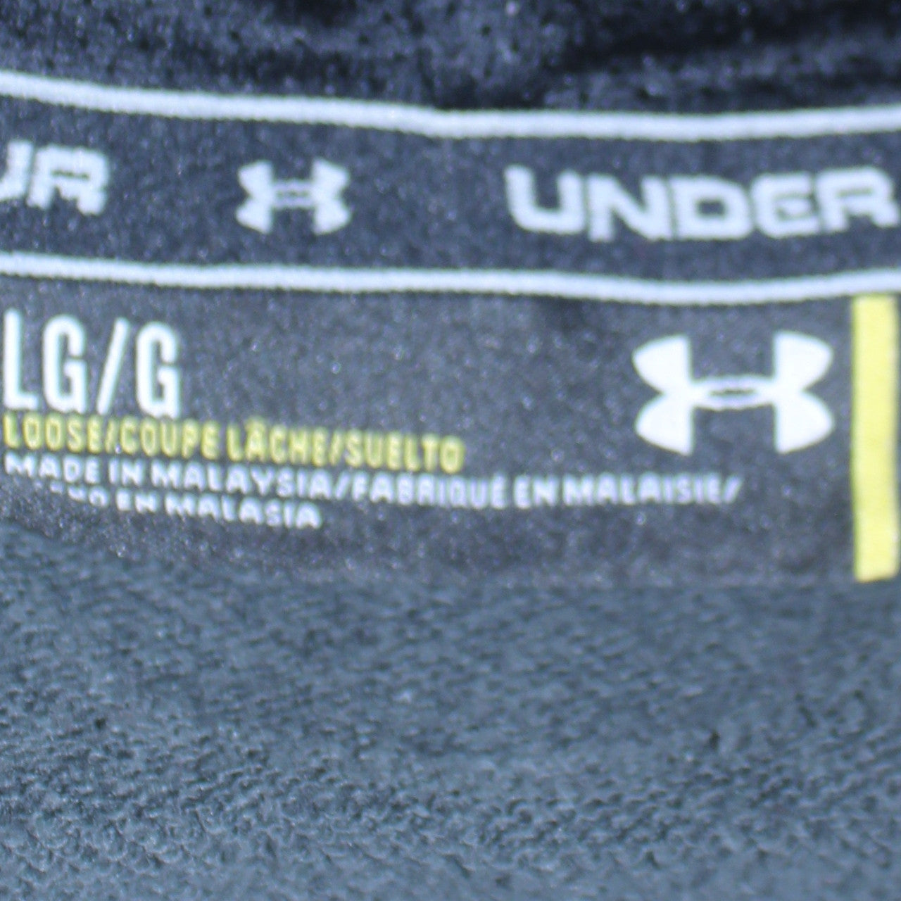 Under Armour Women's Black Full Zip Hoodie Size L Loose Fit