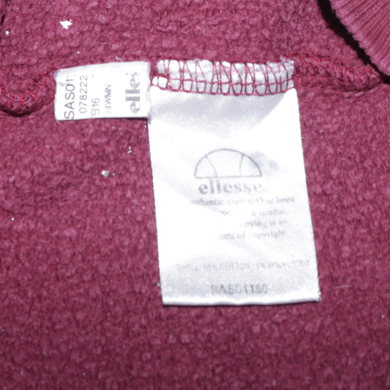 Ellesse Men's Brown Pullover Hoodie M Graphic Logo Fleece