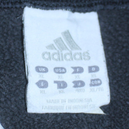 Adidas Men's Black XL Pullover Hoodie Fleece Sportswear
