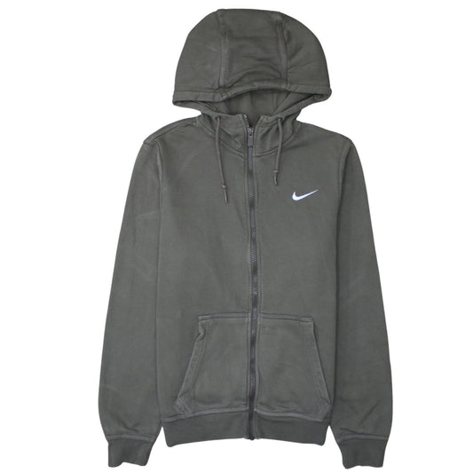 Nike Men's Green Full Zip Hoodie S Hooded Sweatshirt