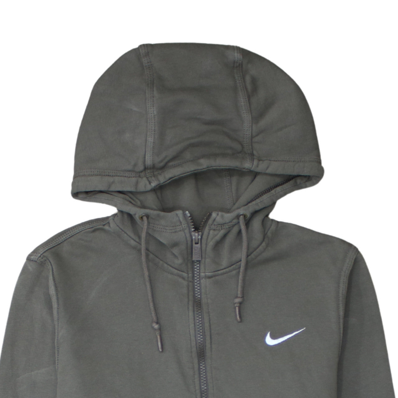 Nike Men's Green Full Zip Hoodie S Hooded Sweatshirt