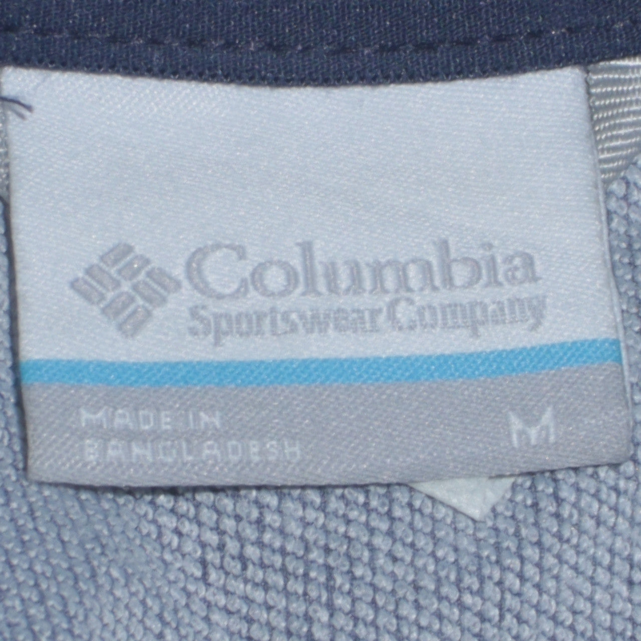Columbia Womens Blue Hooded Lightweight Windbreaker Jacket M