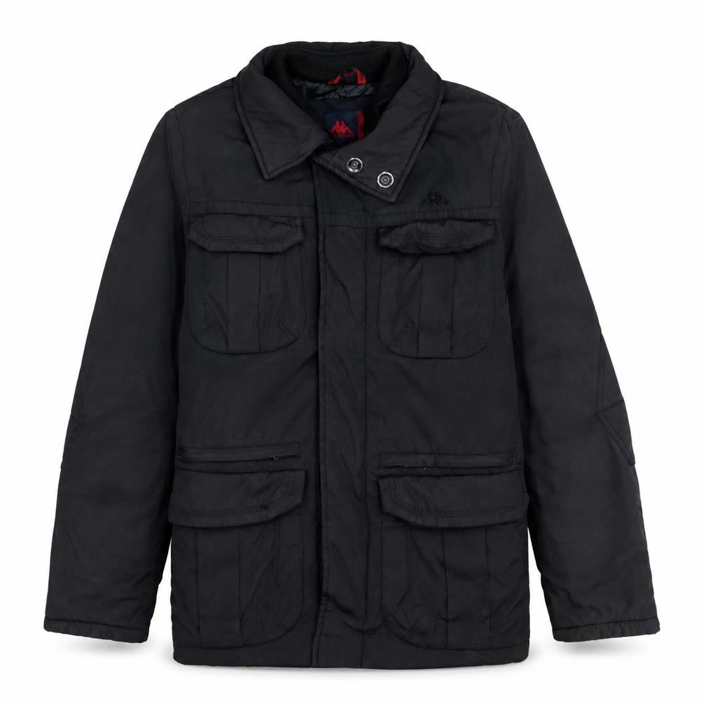 Robe Di Kappa Men's Black Medium Military Jacket Nylon Cotton