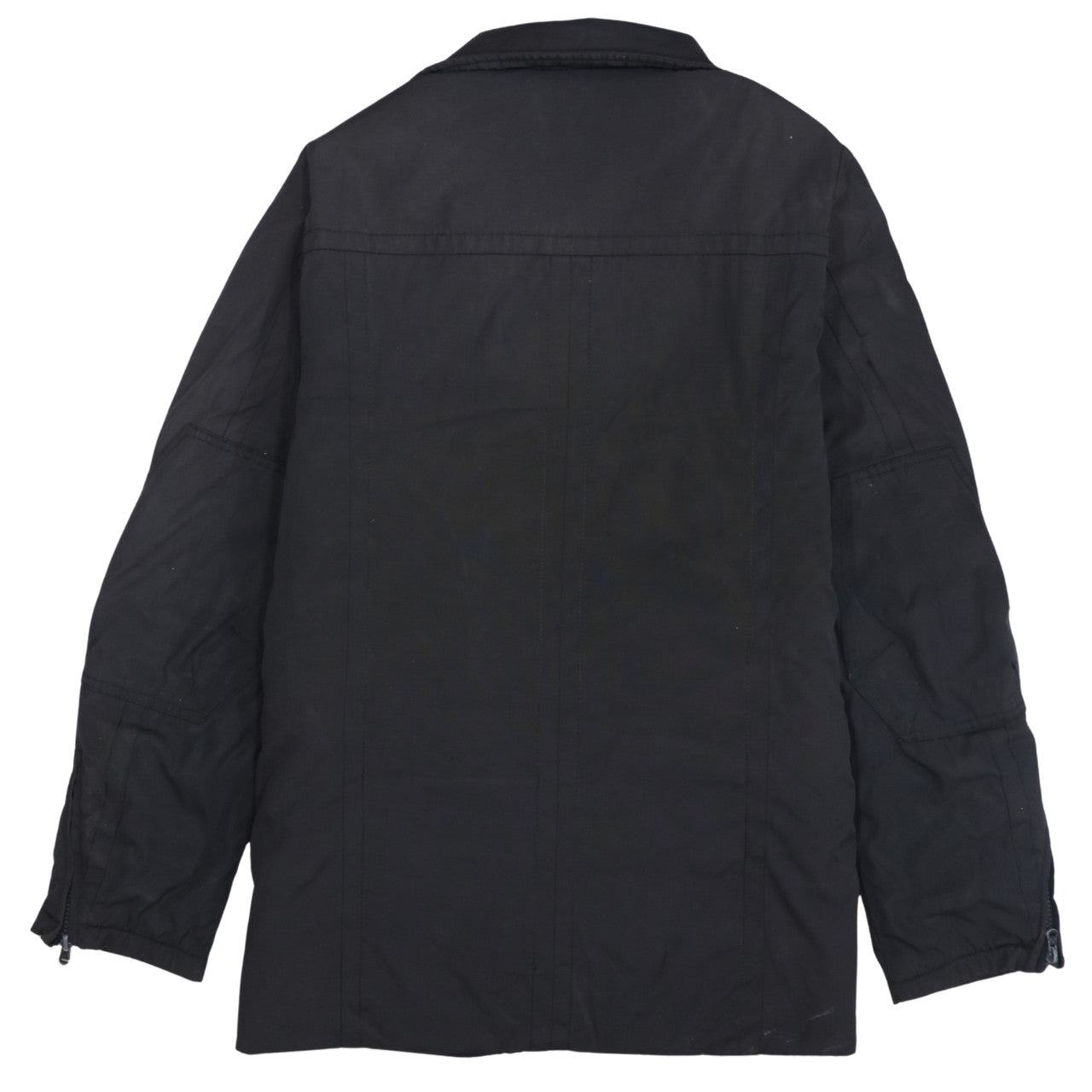 Robe Di Kappa Men's Black Medium Military Jacket Nylon Cotton