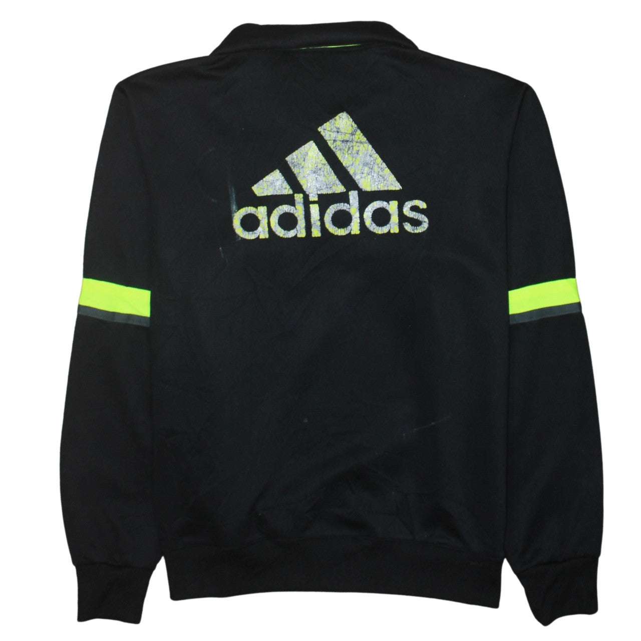 Adidas Men’s Black Chelsea FC 1/4 Zip Sweatshirt Size L Climalite