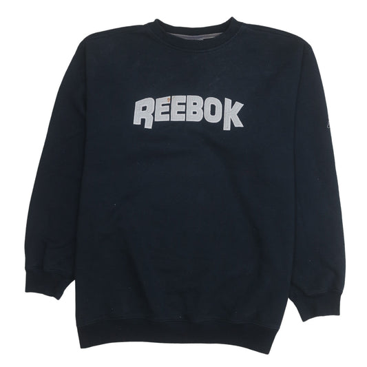 Reebok Men's Blue XL Pullover Sweatshirt Crew Neck Logo Vintage