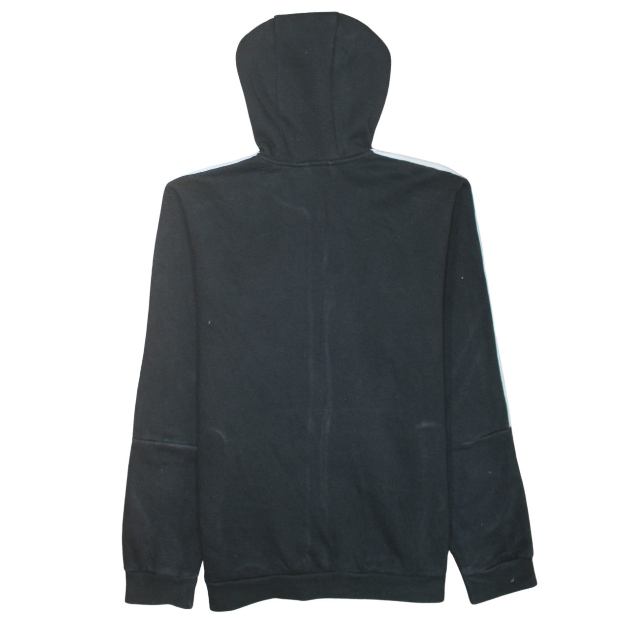 Adidas Men's Black Full Zip Hoodie L Sports Fleece Sweatshirt