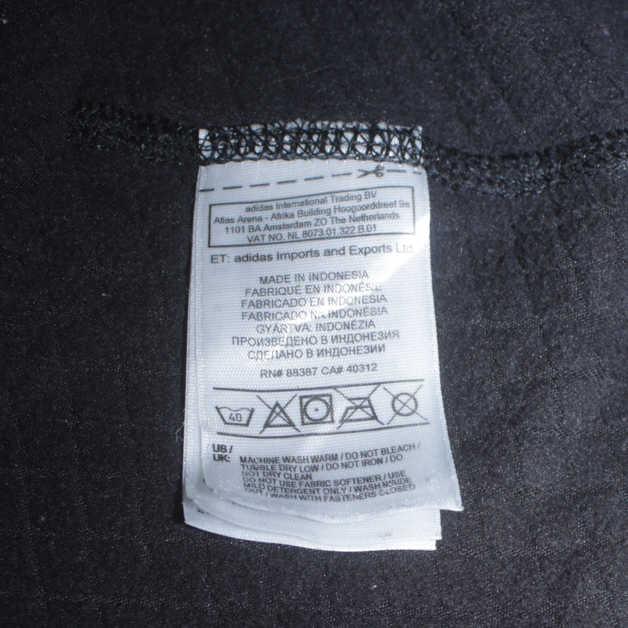 Adidas Women Black 1/2 Zip ClimaWarm Running Sweatshirt UK 8-10