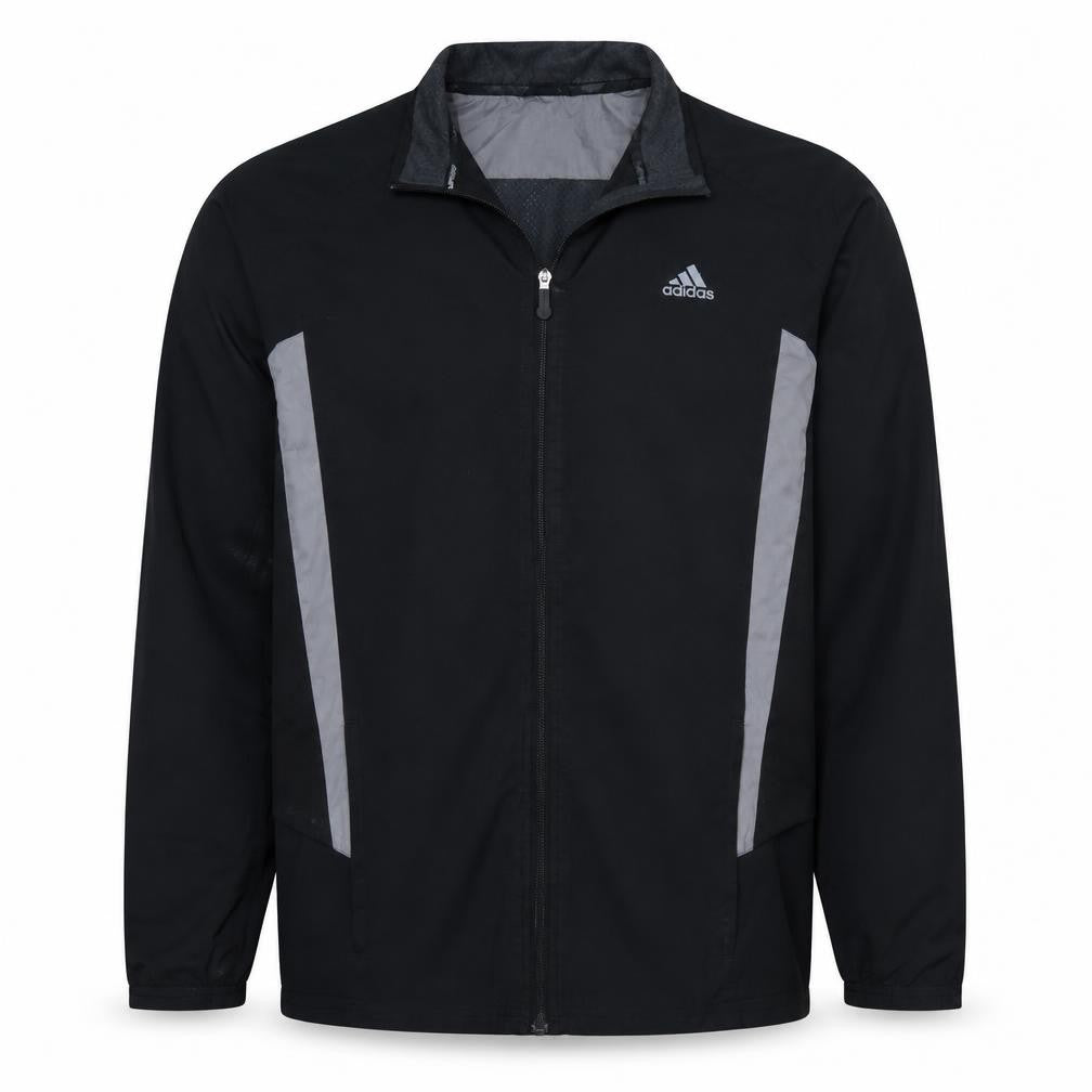 Adidas Mens Black XL ClimaProof Windbreaker Jacket