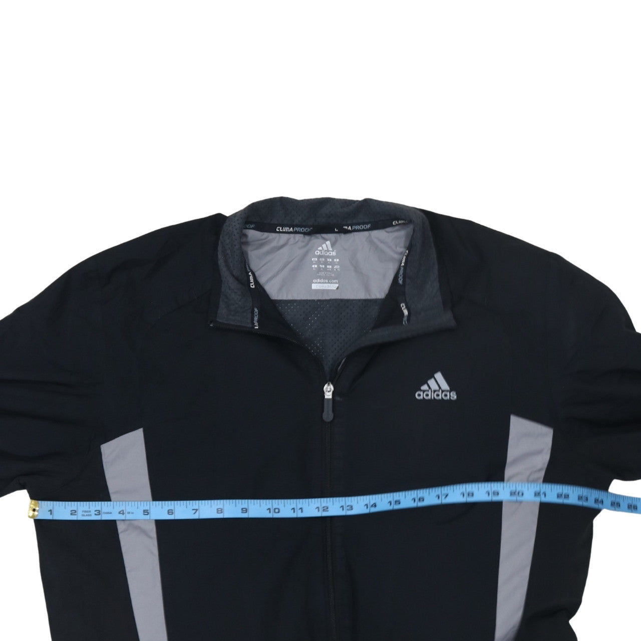 Adidas Mens Black XL ClimaProof Windbreaker Jacket