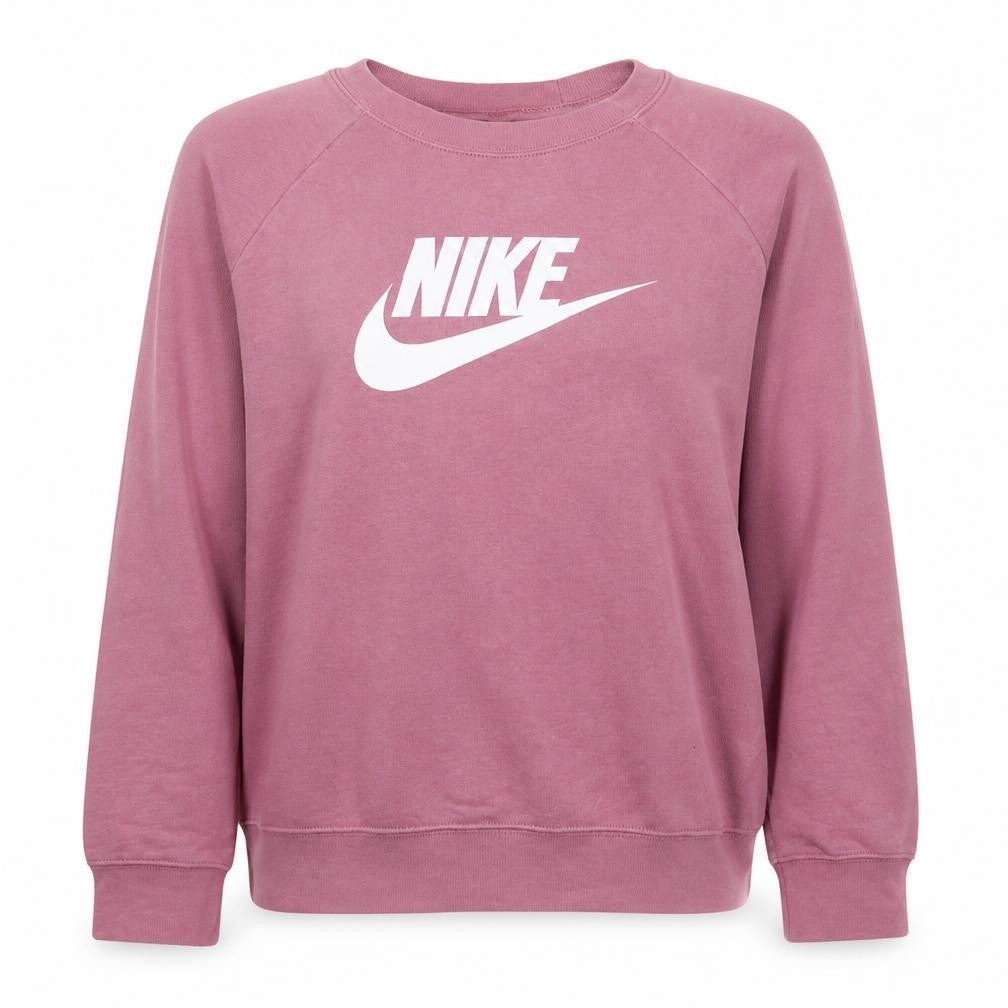 Nike Womens Pink Crew Neck Pullover Sweatshirt Medium