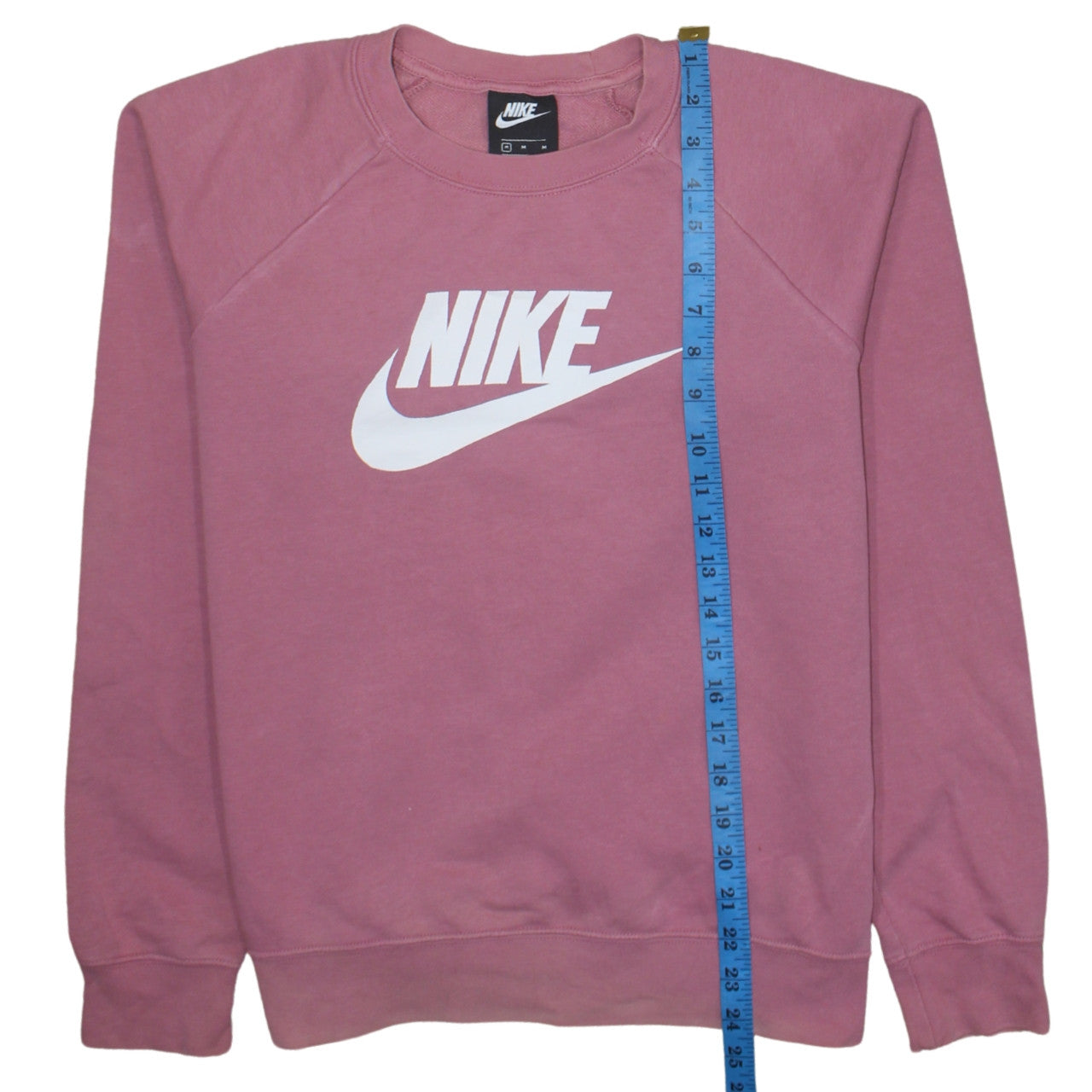 Nike Womens Pink Crew Neck Pullover Sweatshirt Medium