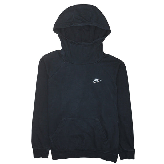 Nike Men's Black Pullover Hoodie L Regular Fit High Neck Fleece